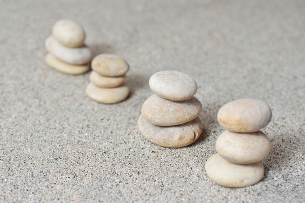 a areia e a pedra
 - Foto, Imagem