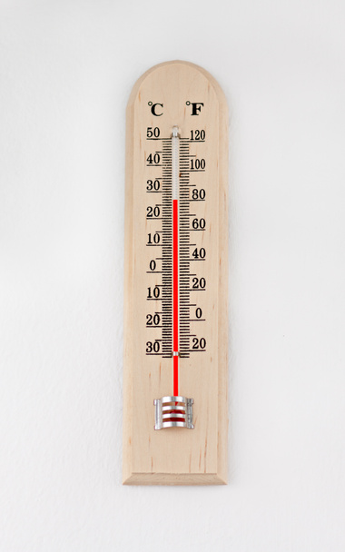 μέσο υπαίθρια θερμόμετρο με κλίμακα Κελσίου - Φωτογραφία, εικόνα