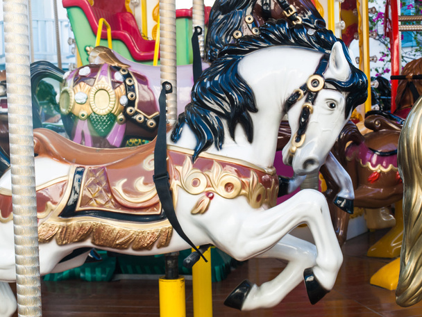 Carousel Horses - Photo, Image