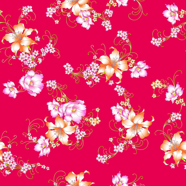 Lily pattern - Foto, imagen