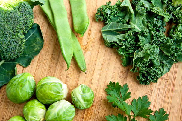 green fresh organic vegetables - Фото, зображення