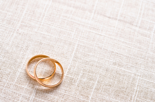 Wedding gold rings - Fotografie, Obrázek