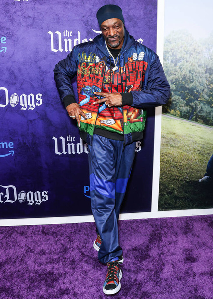Snoop Dogg arrives at the World Premiere Of Amazon Prime Video's 'The Underdoggs' held at The Culver Theater on January 23, 2024 in Culver City, Los Angeles, California, United States.  - Photo, Image
