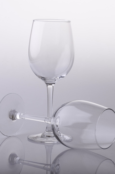 Empty wine glasses - Фото, зображення