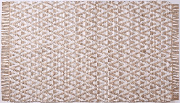 Yute trenzado hecho a mano alfombra impresa y tejida y alfombras con alta resolución - Foto, imagen