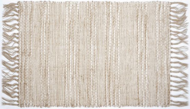 Yute trenzado hecho a mano alfombra impresa y tejida y alfombras con alta resolución - Foto, imagen