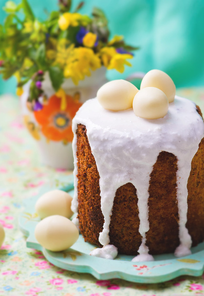 Easter cake kulich - Фото, изображение