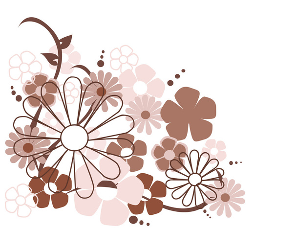 Spring flowers illustration - Foto, afbeelding