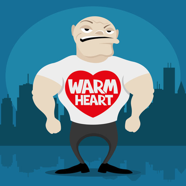 Warm heart. - Vector, Image