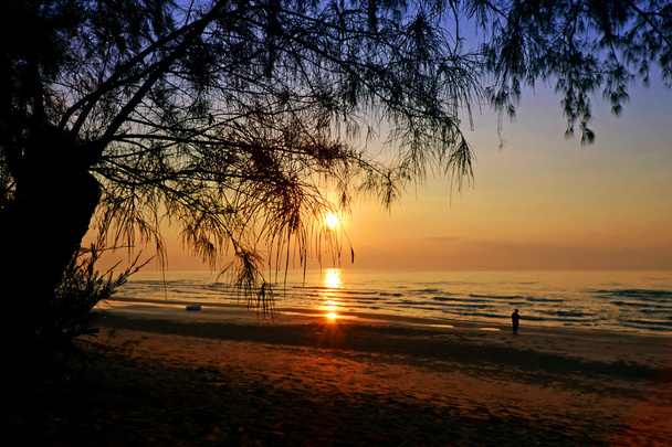 Sea Pine Beach no nascer do sol
. - Foto, Imagem