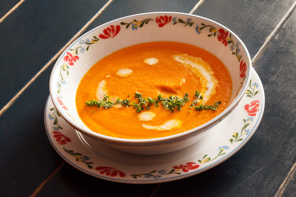 Pumpkin cream soup - Foto, Imagen