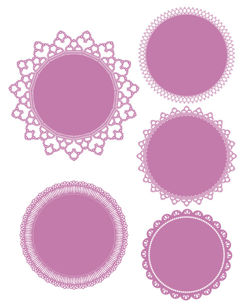 Circle lace - Вектор,изображение