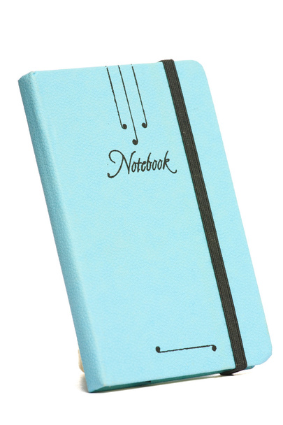 Notebook on the white background. - Foto, Imagem