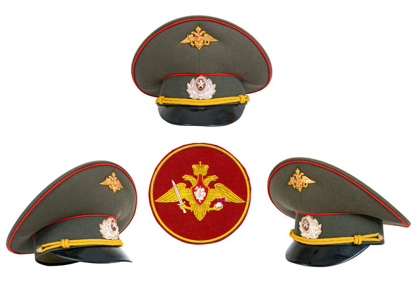 Oficial militar russo Cap
 - Foto, Imagem
