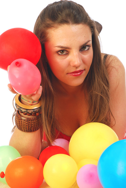 Playing with balloons - Foto, Imagen