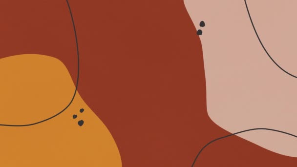 Mehrfarbige digitale abstrakte Muster animierten Hintergrund. Rot orange beige Farbe. 4k-Animation. - Filmmaterial, Video