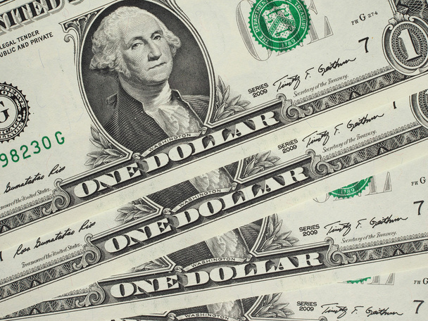 Dollar merkt op 1 Dollar - Foto, afbeelding