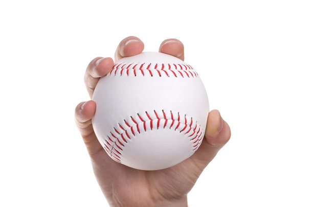 Рука і бейсбольний м'яч
 - Фото, зображення