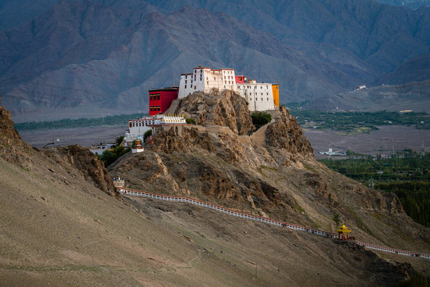 views of thikse monasgtery in leh ladakh district, india - Photo, Image