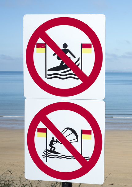 signs for surfers in ballybunion - Photo, Image