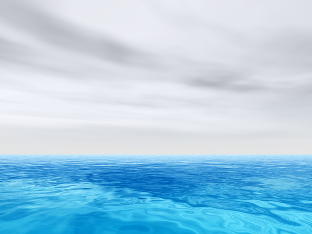 zee golven en lucht - Foto, afbeelding