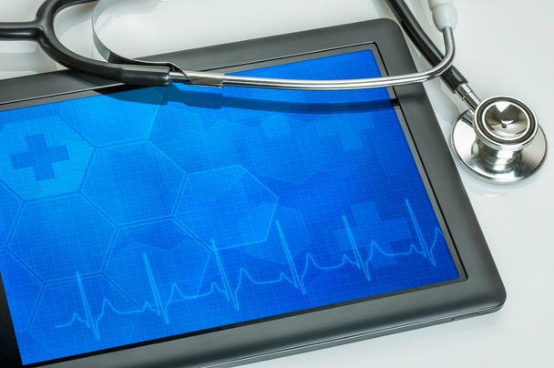 Tablet pc with stethoscope - Photo, Image