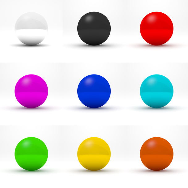 Többszínű gömbök - Fotó, kép