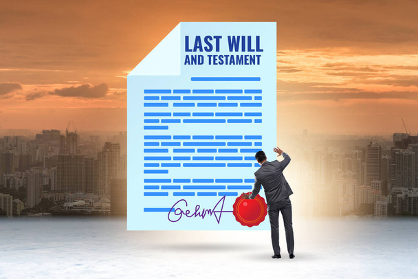 Última voluntad y testamento como concepto legal - Foto, imagen