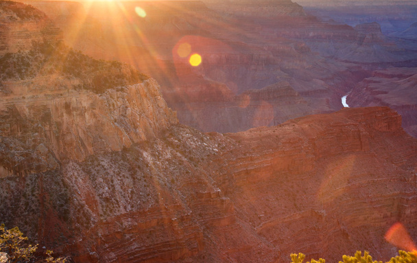 Tramonto del Grand Canyon, Arizona - Foto, immagini