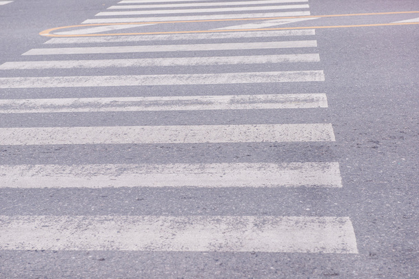 Zebra crossing on road - Fotografie, Obrázek