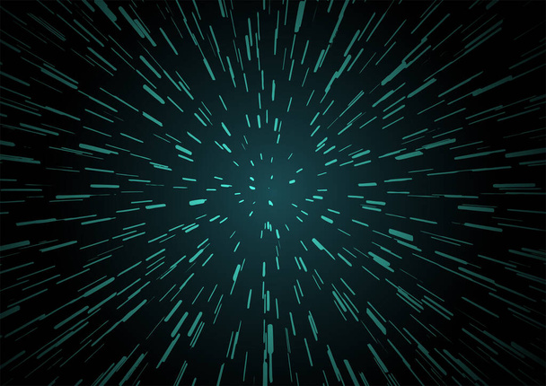 movimiento espacio estrellas fondo - Vector, imagen