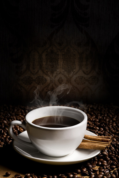 heiße Tasse Kaffee - Foto, Bild