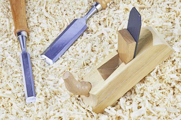 Chisels and spokeshave - Photo, Image