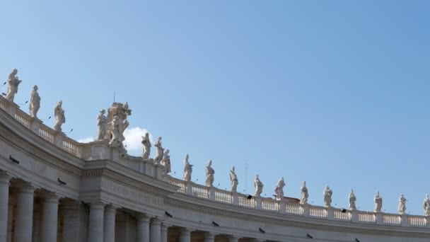 St. Peter's Basilica. Watykan, Rome - Materiał filmowy, wideo