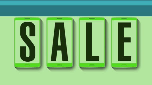 Promotion of Sale, Discount 40 percent, effective sale alarm. - Footage, Video