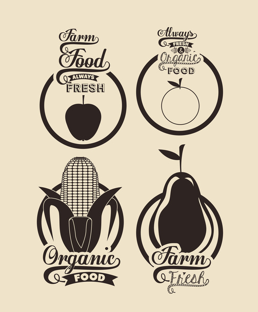 conception d'aliments biologiques
  - Vecteur, image