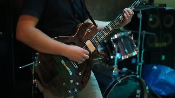 Guitariste sur scène - Séquence, vidéo