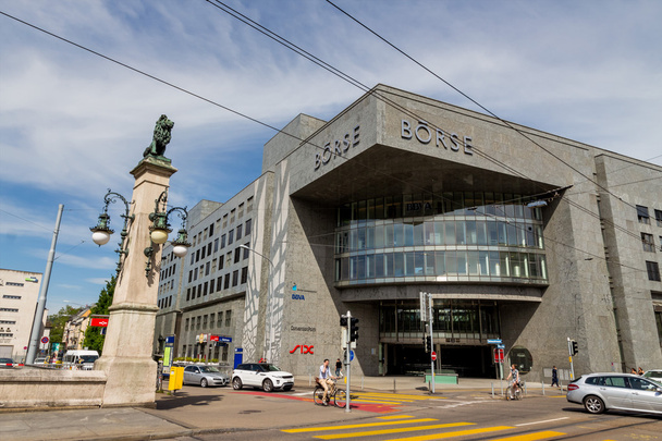 Historical photos of the Swiss stock exchange. Declaration: Location since 1995 to June 2017 - Foto, Bild