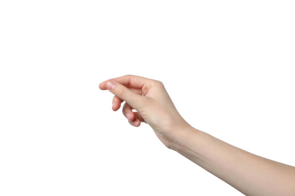 PNG, ręka samicy, izolowana na białym tle - Zdjęcie, obraz
