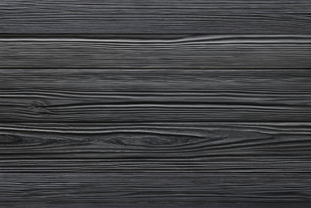 Black stained pine wood texture, coarse grain - 08 - Zdjęcie, obraz