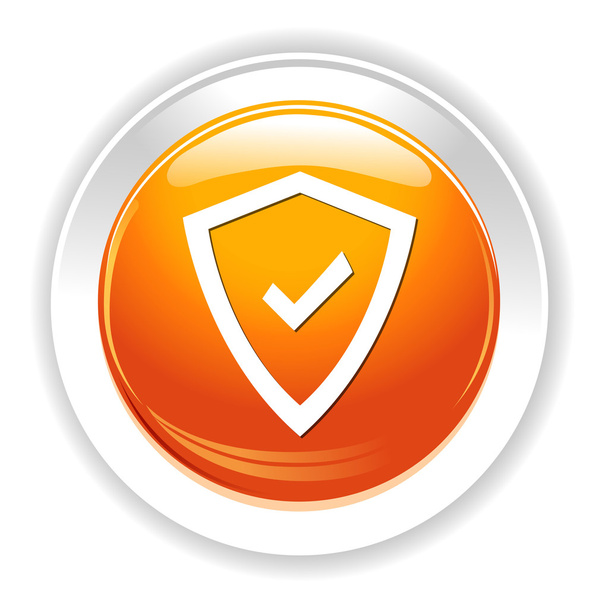 Protect shield icon - Vector, Imagen