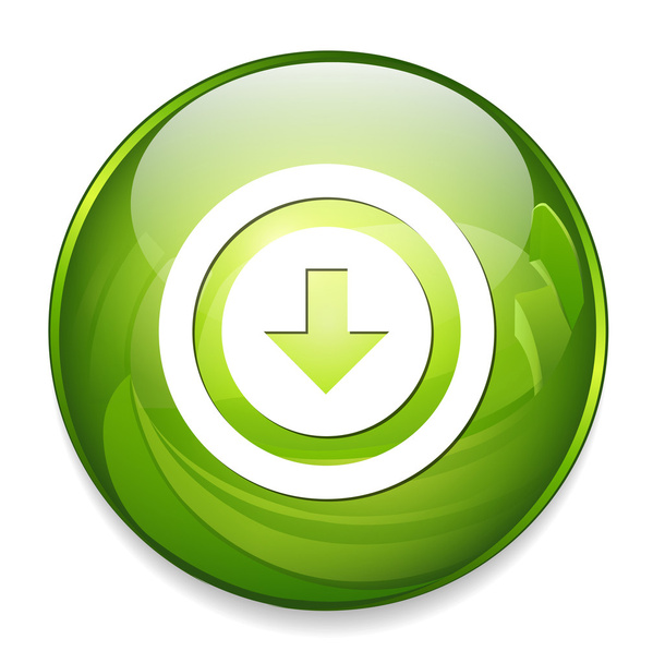Download icon or Upload button - Wektor, obraz