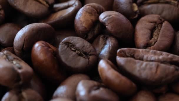 Close up de grãos de café. - Filmagem, Vídeo