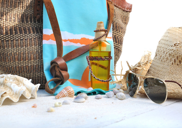 bolsa de playa y accesorios
 - Foto, Imagen