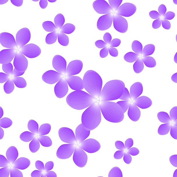 Naadloos patroon met bloemen - Vector, afbeelding