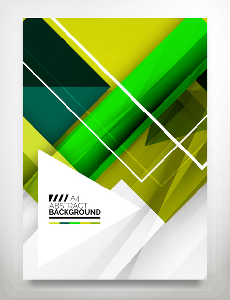 folder, brochure ontwerpsjabloon - Vector, afbeelding