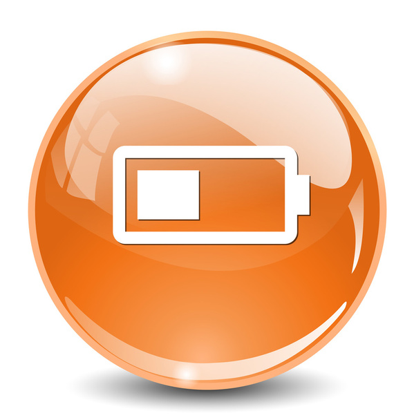 Battery charging icon - Vector, afbeelding