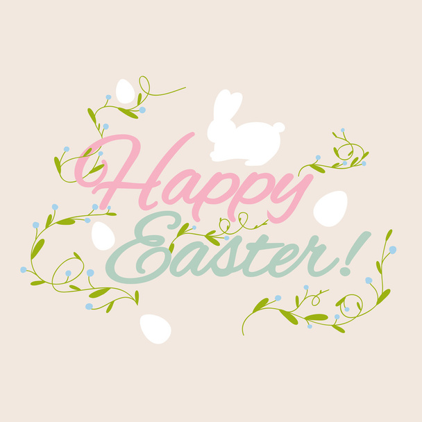 Happy Easter greeting card - Wektor, obraz