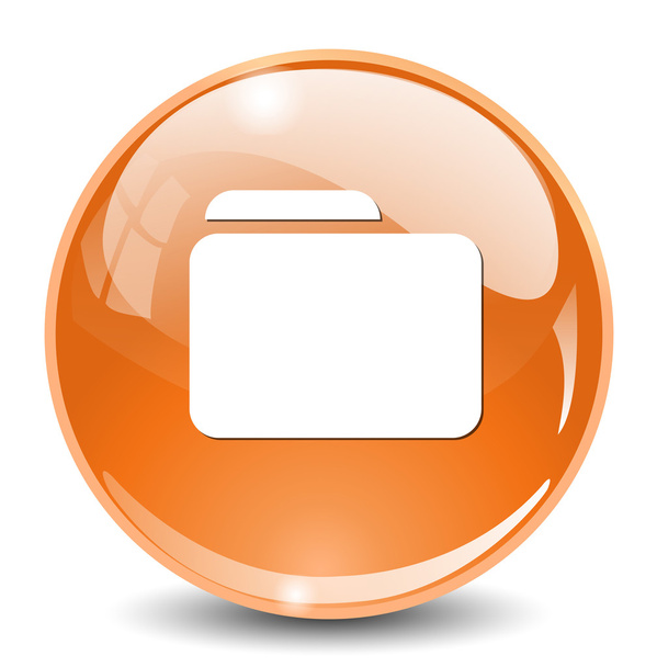 Folder web icon - Διάνυσμα, εικόνα