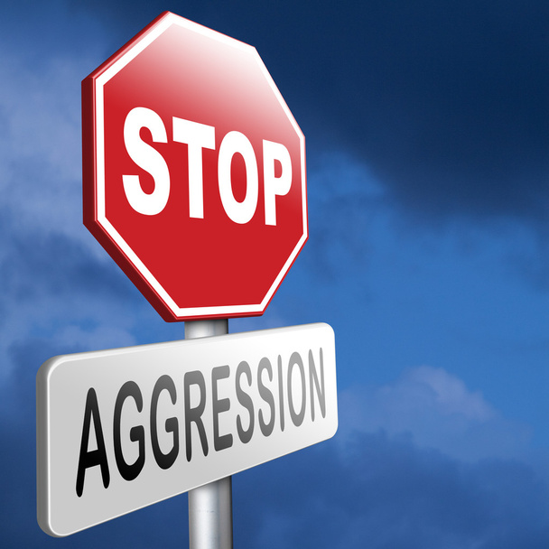 stop aggression - Photo, Image